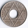 Монета 1/10 пенни. 1943 год, Британская Западная Африка.