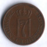 Монета 2 эре. 1931 год, Норвегия.