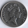 20 центов. 1997 год, Фиджи.