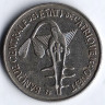 Монета 100 франков. 1971 год, Западно-Африканские Штаты.