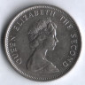 Монета 10 новых пенсов. 1980 год, Джерси.