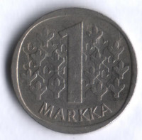 1 марка. 1975 год, Финляндия.