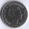 Монета 1 крона. 1986 год, Дания. R;B.