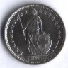 1/2 франка. 1977 год, Швейцария.