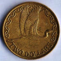 Монета 2 доллара. 2011 год, Новая Зеландия. Монета 2 доллара. 2011 год, Новая Зеландия.