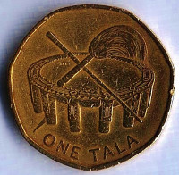 Монета 1 тала. 2011 год, Самоа. Монета 1 тала. 2011 год, Самоа.