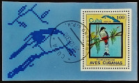 Мини-блок. "Эндемичные птицы". 1983 год, Куба. Мини-блок. "Эндемичные птицы". 1983 год, Куба.