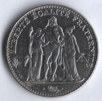 Монета 5 франков. 1996 год, Франция. 200 лет французскому франку. Монета 5 франков. 1996 год, Франция. 200 лет французскому франку.