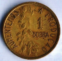 Монета 1 добра. 1977 год, Сан-Томе и Принсипи. Монета 1 добра. 1977 год, Сан-Томе и Принсипи.